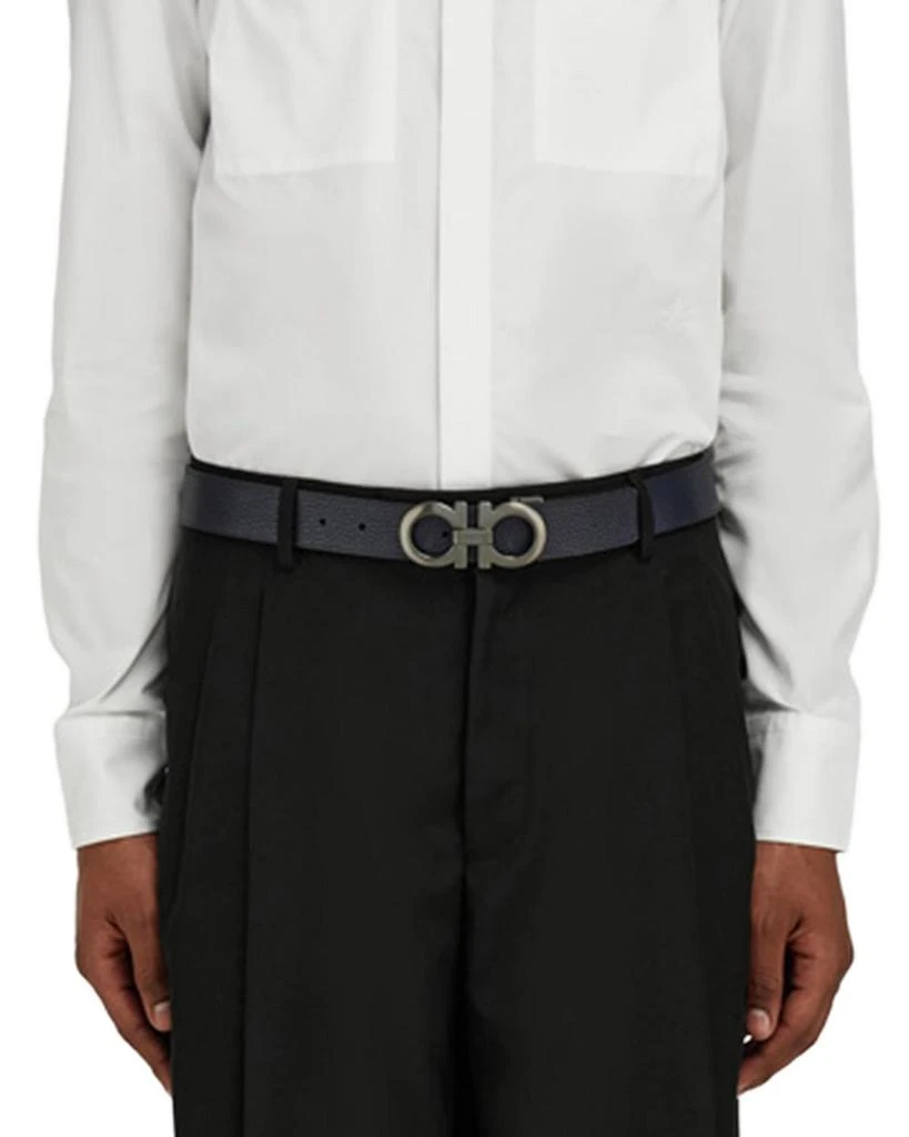 Salvatore Ferragamo Men's Reversible Leather Belt 2