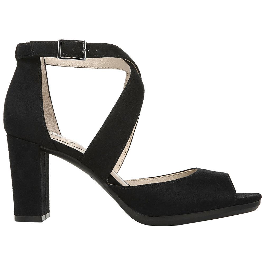 LifeStride Allison Peep Toe Ankle Strap Pumps