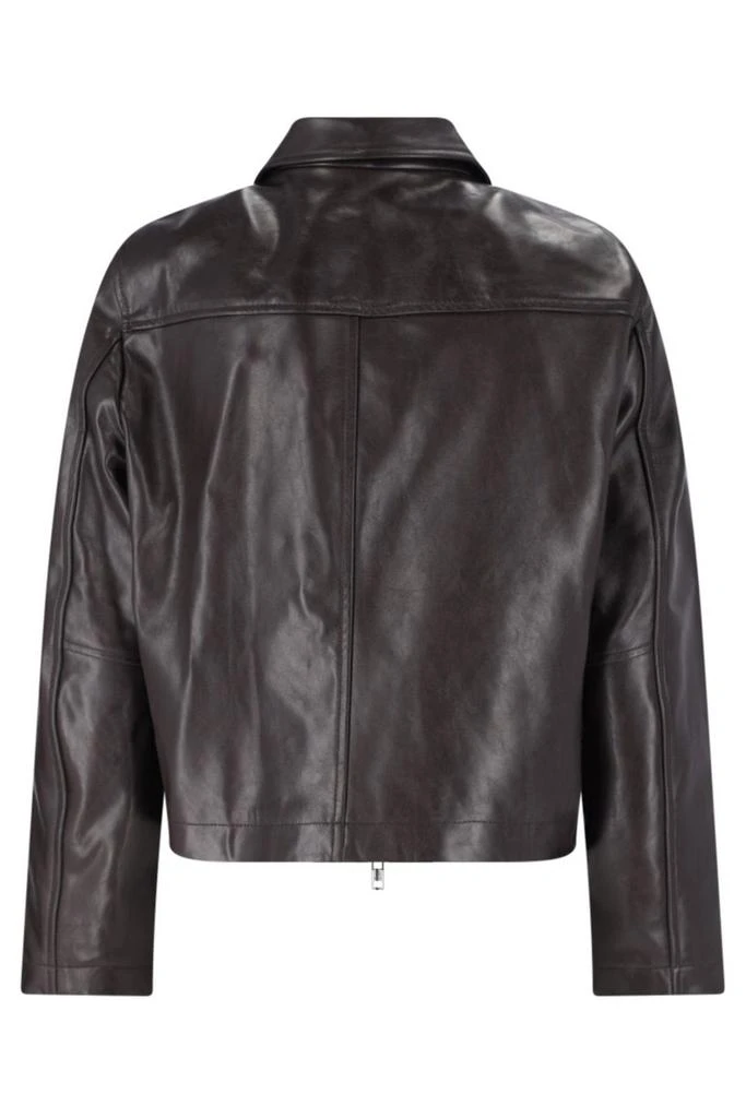 Dunst Dunst Embossed Texture Collared Blouson Jacket 2