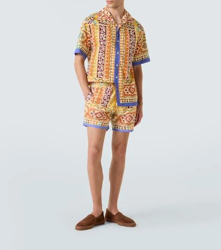 ETRO Printed cotton bowling shirt 2