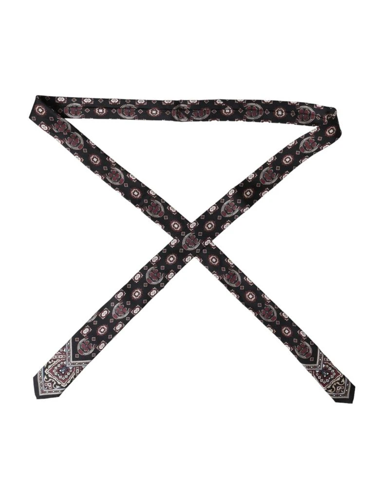 Dolce 
Gabbana Printed 100% Silk Adjustable Men Men
s Tie 2