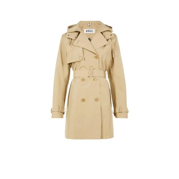 AIGLE Iconic short trench coat 1