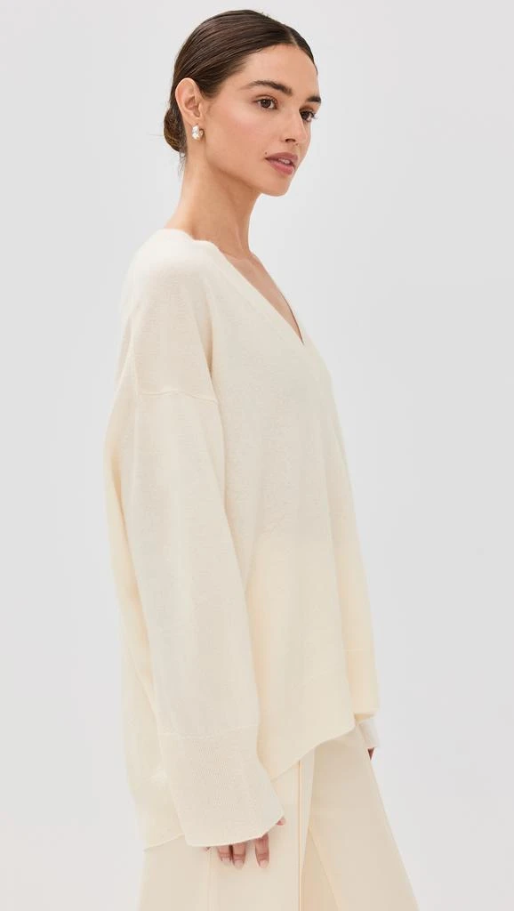 Sablyn Nylah Cashmere Slouchy V Neck Pullover 4