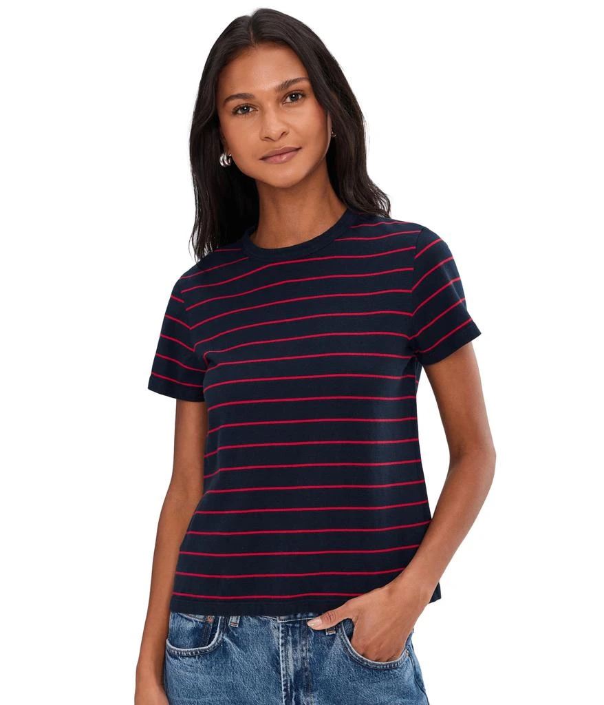 Madewell The Perfect Crewneck Tee in Allday Jersey