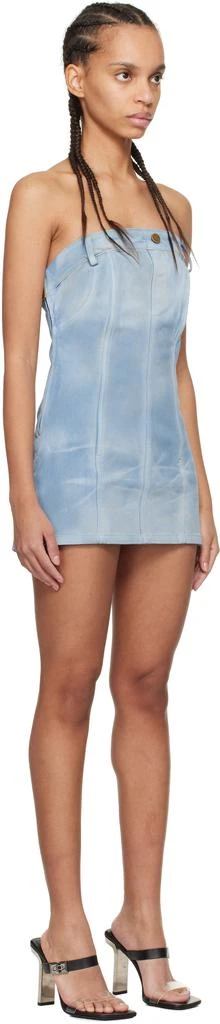 Mowalola Blue MISS SIXTY Edition Denim Minidress 2