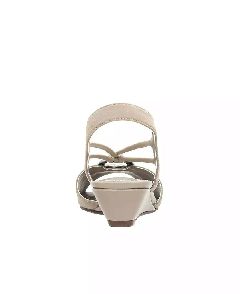 Impo Women's Raizel Memory Foam Stretch Ornamented Wedge Sandals 3
