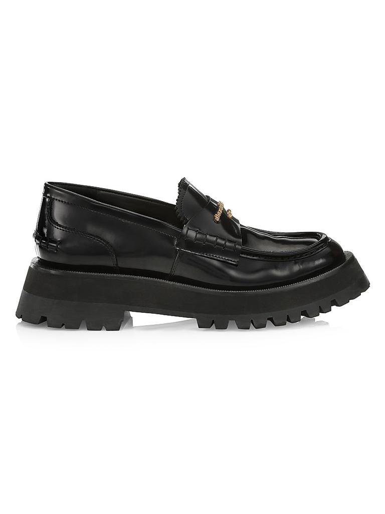 【関税込み】Tova Mary Jane Platform Loafers - Alexander Wang Alexander Wang Tova 65 Leather Platform Mary Jane Shoes