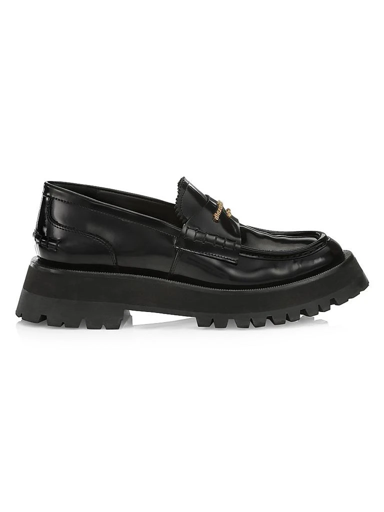 Alexander Wang Carter Box Leather Lug Loafers 1