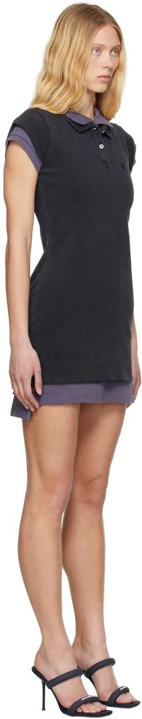 Alexander Wang Navy Layered Polo Short-Sleeve Minidress 2