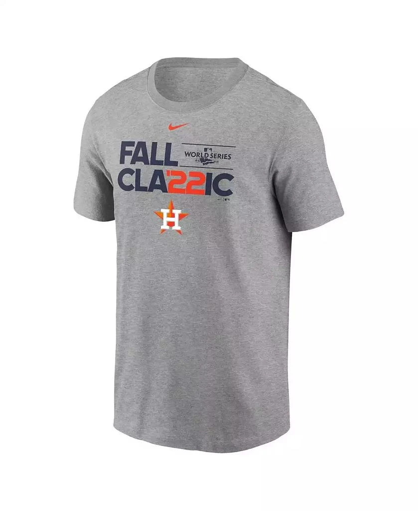 NIKE Men's Heather Gray Houston Astros 2022 World Series Icon T-Shirt 3