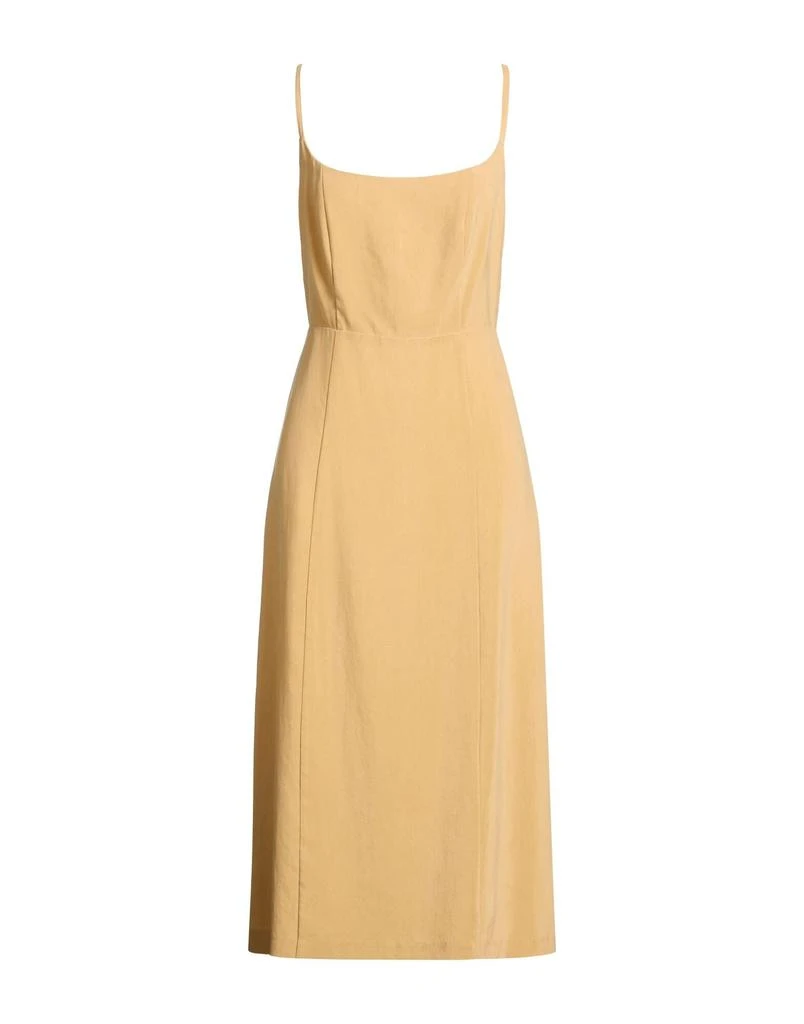 paris georgia sammy fitted satin midi dress Grace Loves Lace Silky Satin Midi Olive main image 0