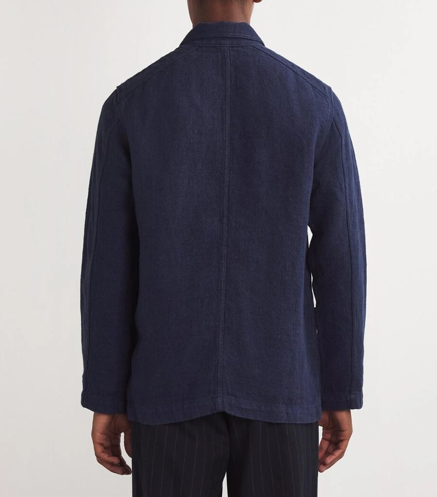 Drake's Linen Chore Jacket 4