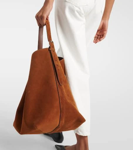 Totême Belted suede tote bag 6