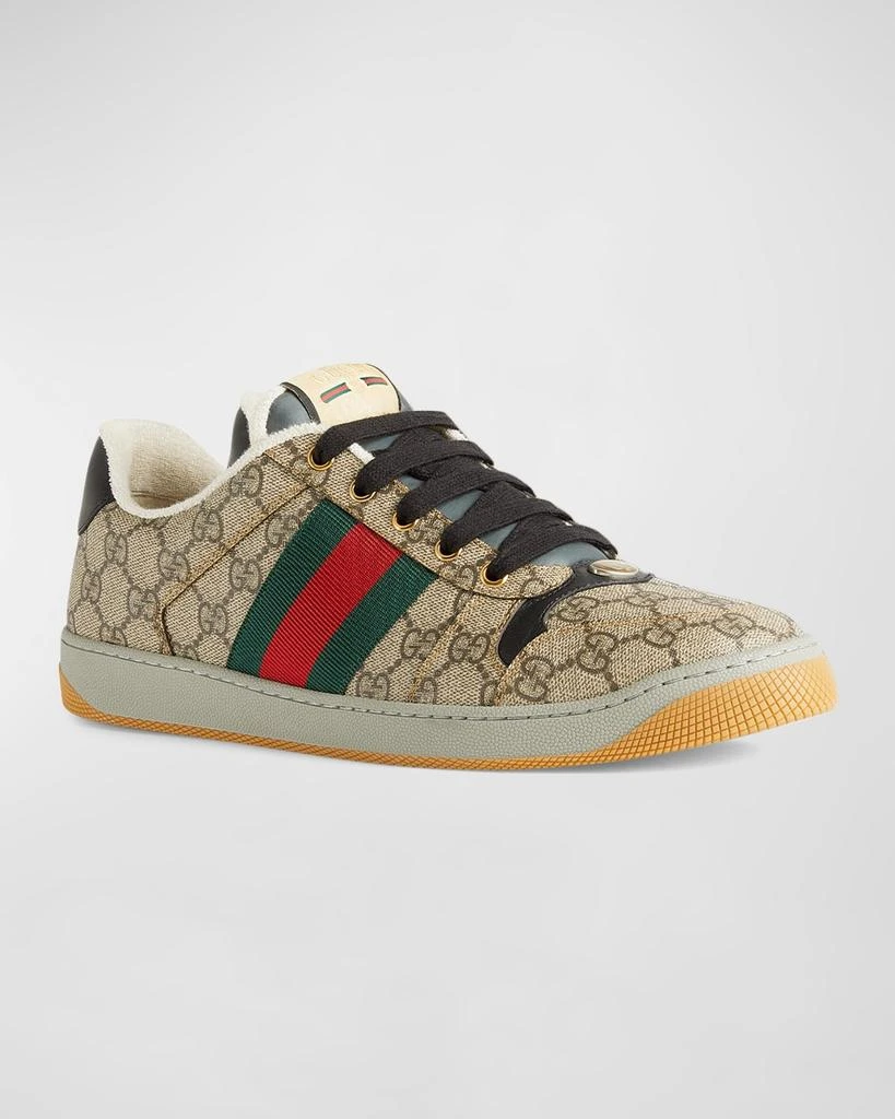 Gucci Men
s Screener GG Canvas Low-Top Sneakers 2
