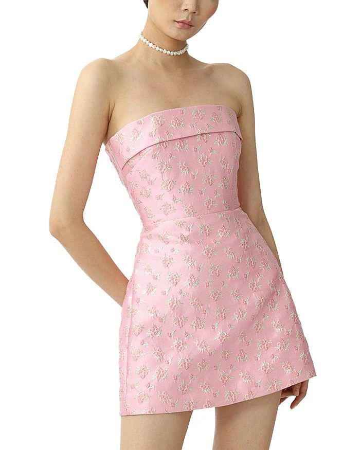 SAU LEE Jodie Jacquard Dress 3