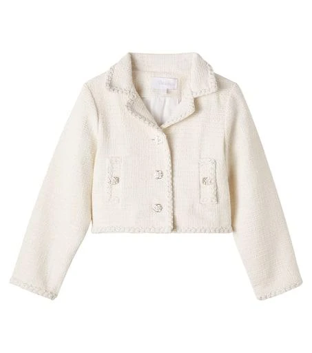 Patachou Cotton-blend tweed jacket