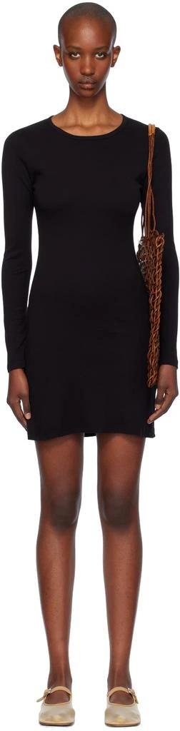 Gil Rodriguez Black Long Sleeve Bellevue Minidress 1