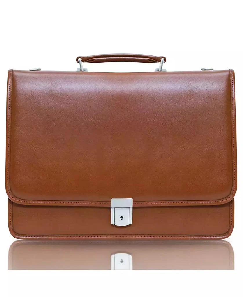 McKlein Lexington Flapover Double Compartment Briefcase 4