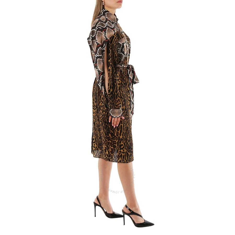 Burberry Ladies Animal Print Shirt-style Dress 3