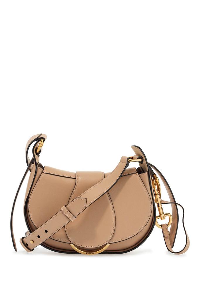 Chloé floral grey calfskin bag with adjustable shoulder strap