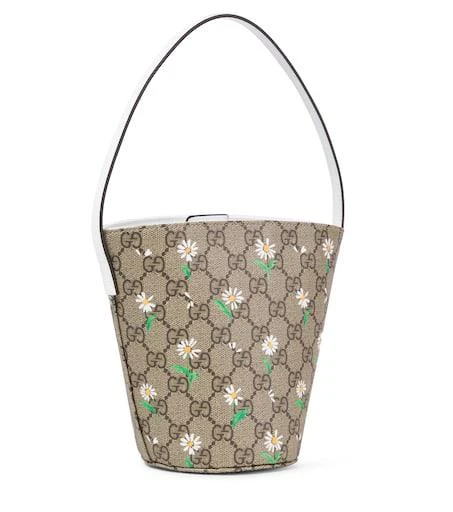 Gucci GG Canvas floral bucket bag 3