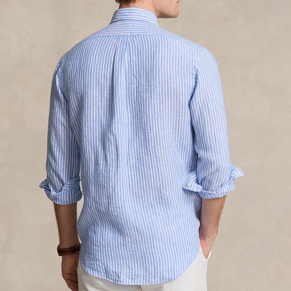 Ralph Lauren Custom-Fit Striped Linen Shirt