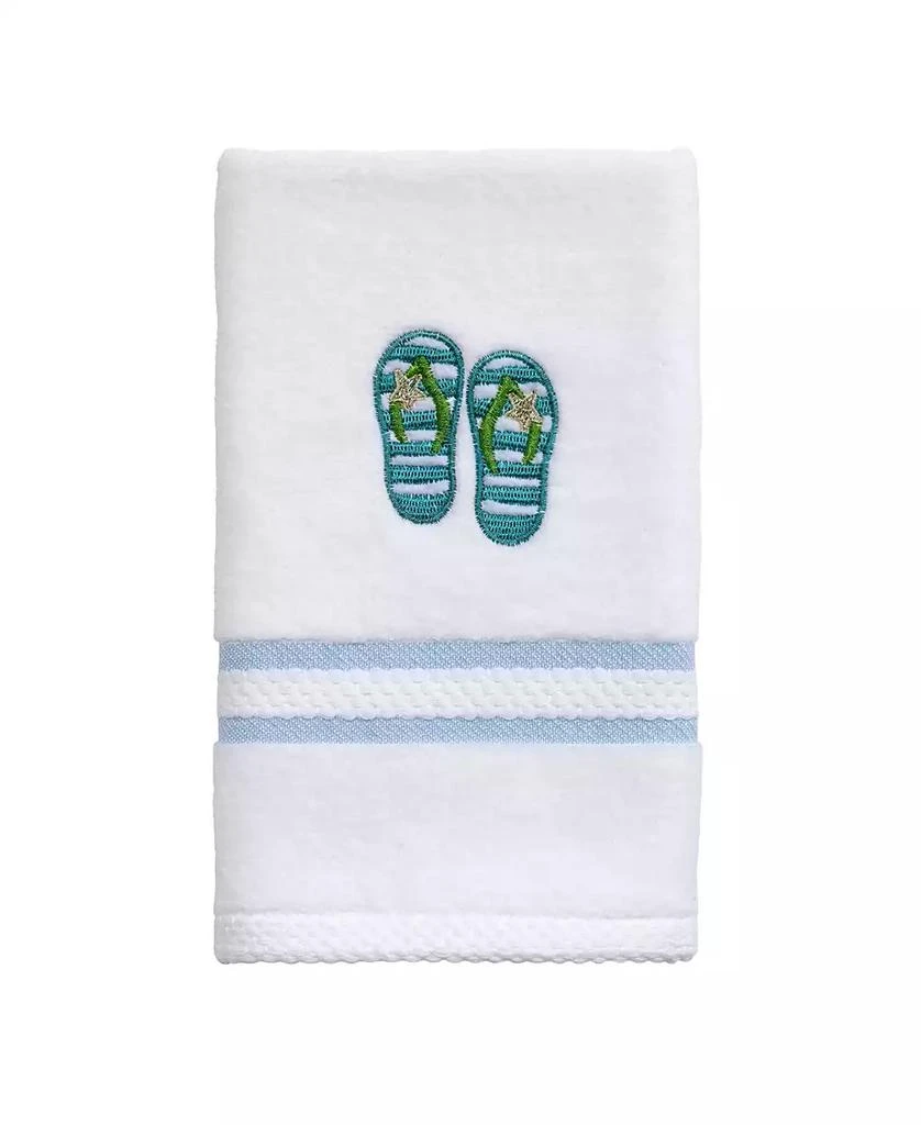 Avanti Beach Mode Flip-Flop Motif Cotton Bath Towel, 27" x 52"