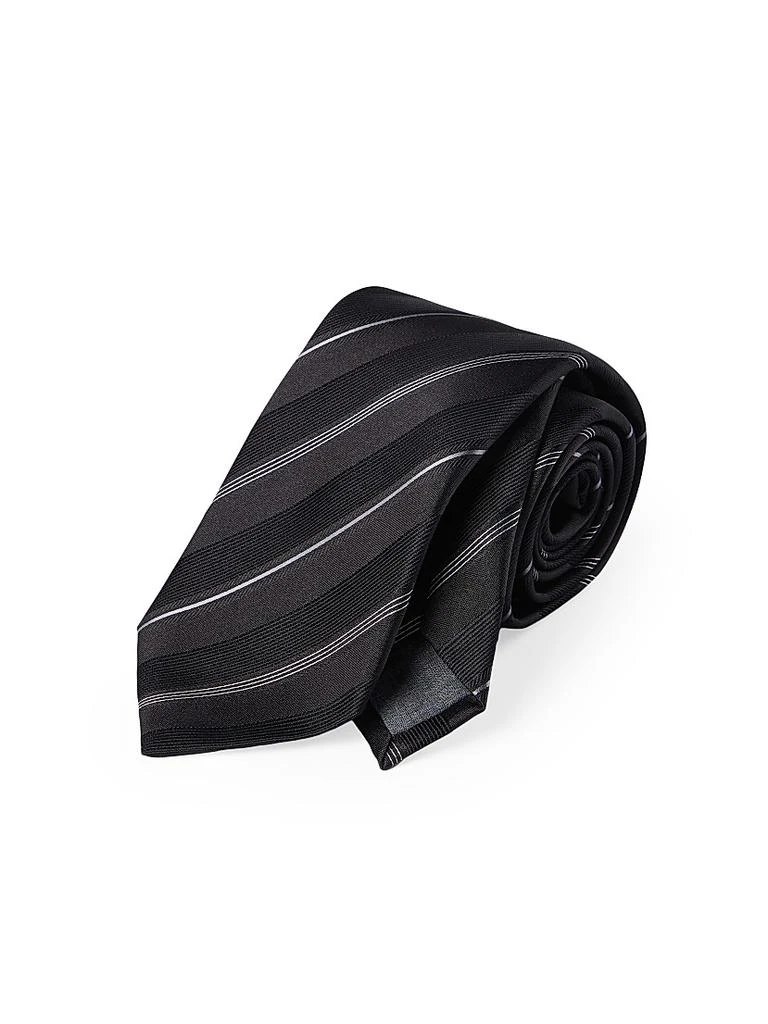 Brunello Cucinelli Striped Silk Tie 3
