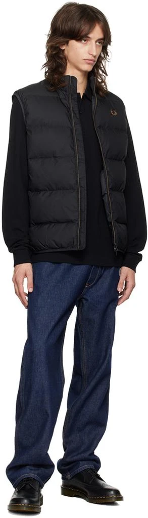 Fred Perry Black Insulated Vest 4