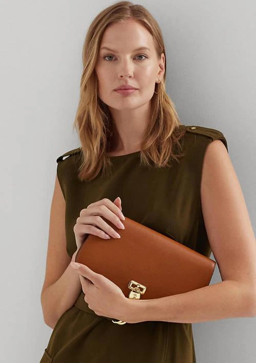 Ralph Lauren Ralph Lauren Leather Medium Tanner Shoulder Bag 2