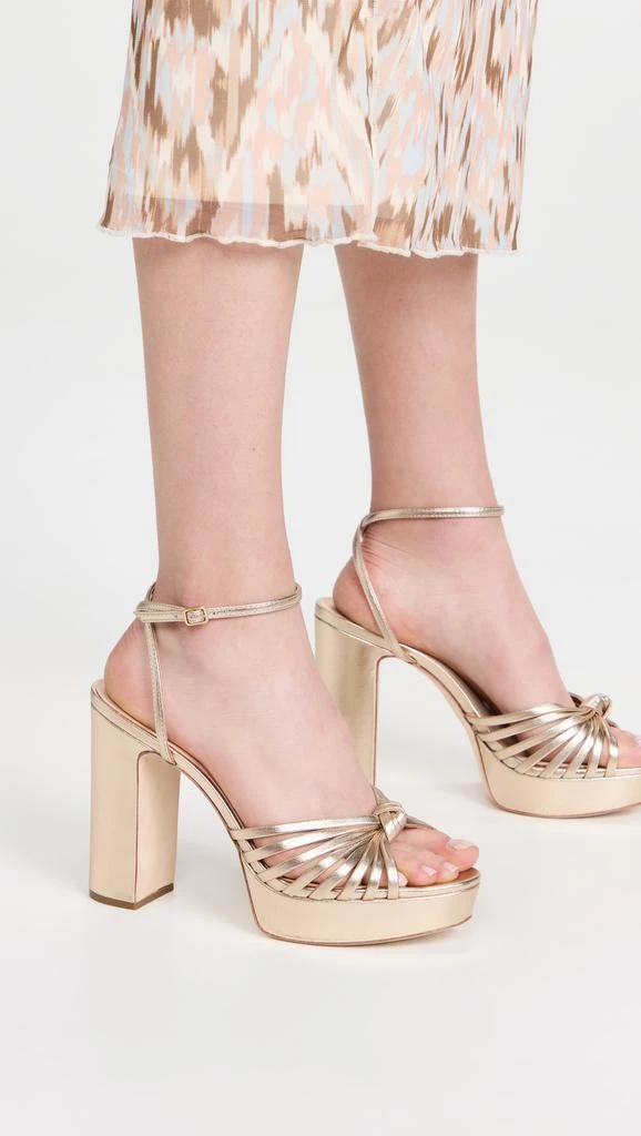 Loeffler Randall Rivka Leather Knot Platform Sandals 2