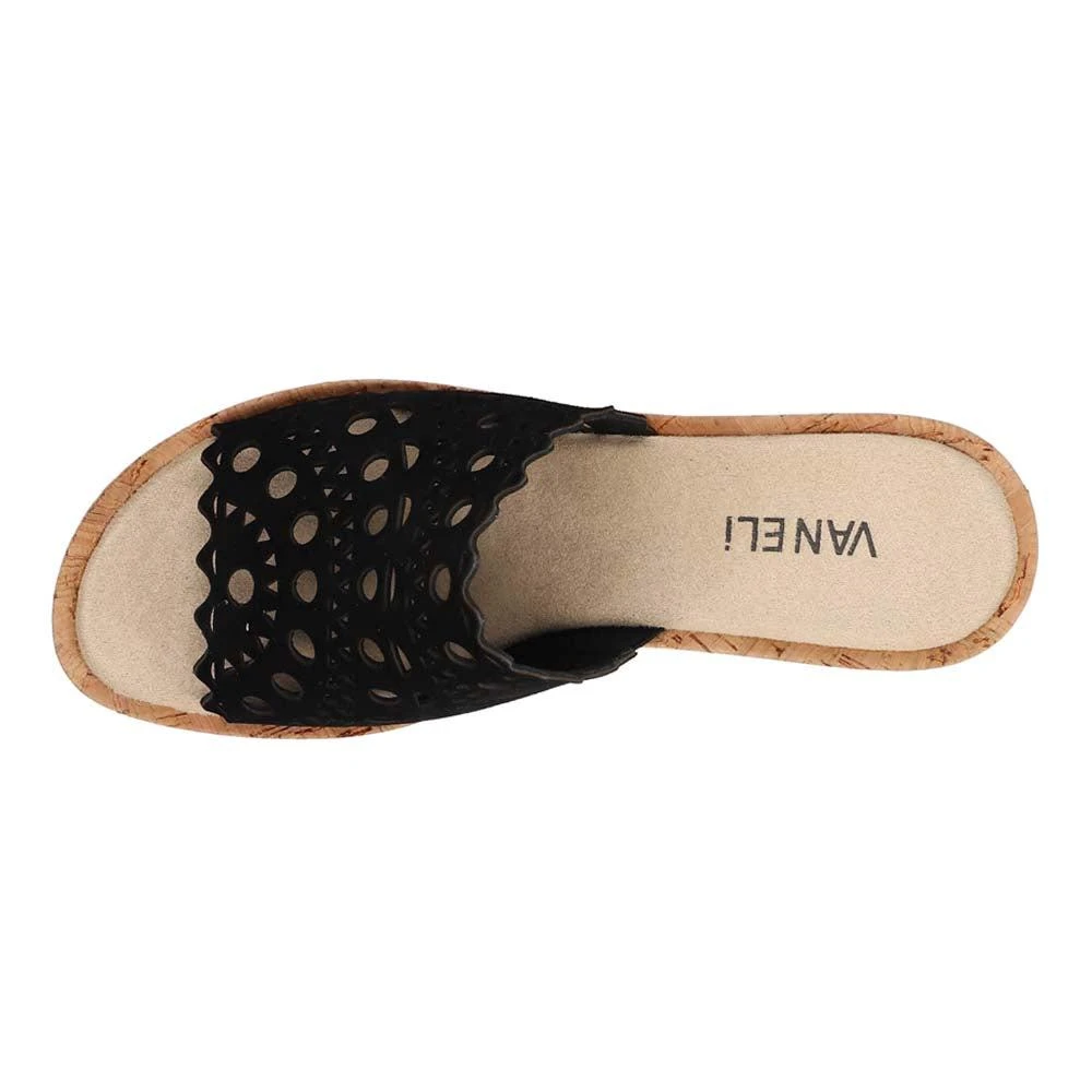 Vaneli Cammie Cut-Outs Cork Wedge Sandals 4