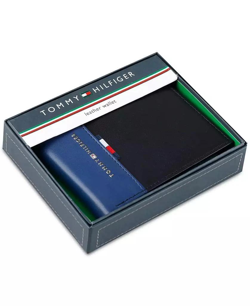 Tommy Hilfiger Men's RFID Pop Color Leather Bifold Wallet 7