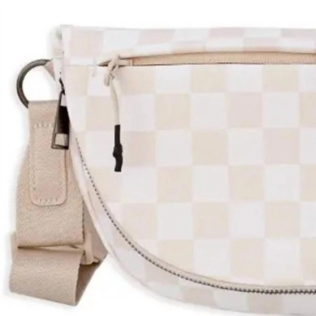 The Lyrical Spirit The Lyrical Spirit - Women
s Checkered Nylon Fanny Pack Sling Bags 3