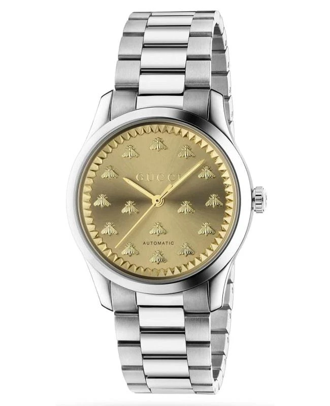 Gucci Gucci G-Timeless Gold Dial Steel Men's Watch YA1264191 1