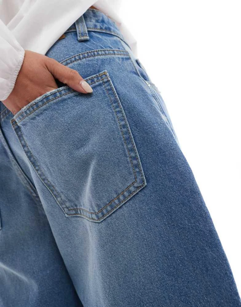 Cotton:On Cotton On super baggy denim jort in blue haze 3