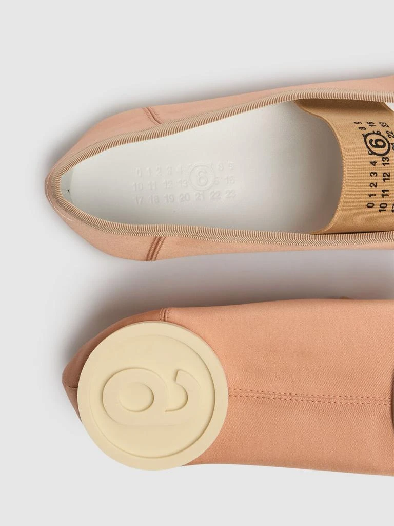MM6 5mm Ballet Fabric Ballerina Flats 4
