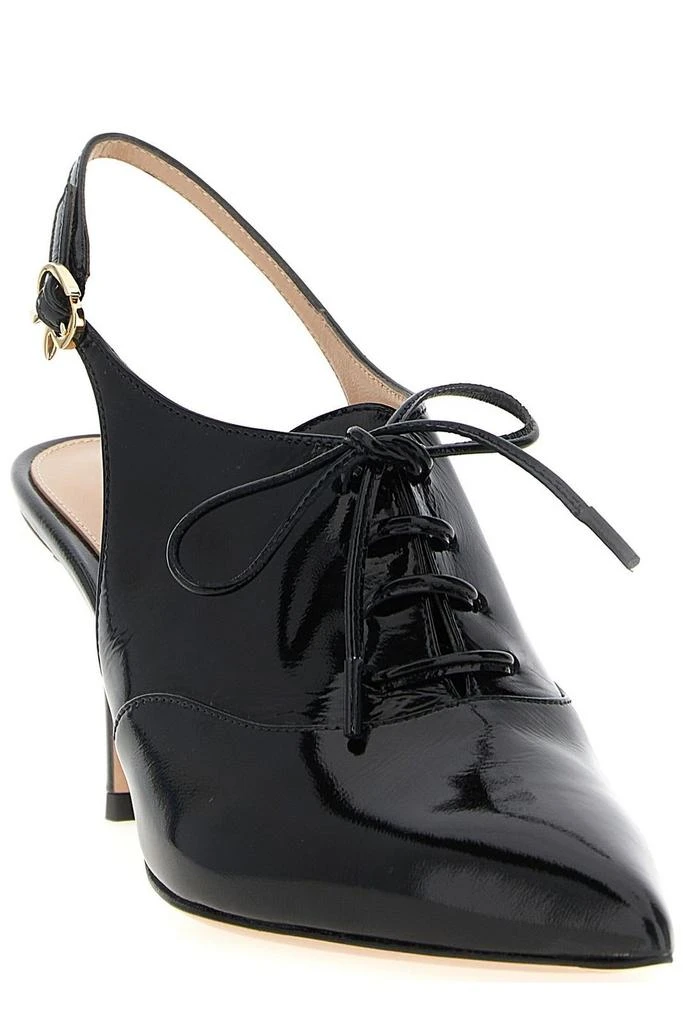 Gianvito Rossi Gianvito Rossi Veronica Pointed Toe Slingback Pumps 2