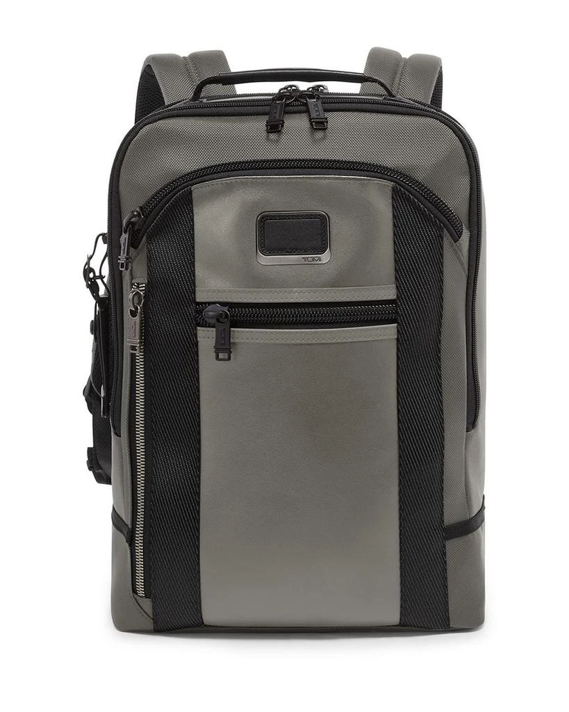 Tumi Alpha Bravo Davis Ballistic Nylon & Leather Backpack 1