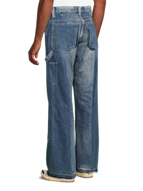 Kartik Research ​Upcycled Embroidered Carpenter Jeans 3