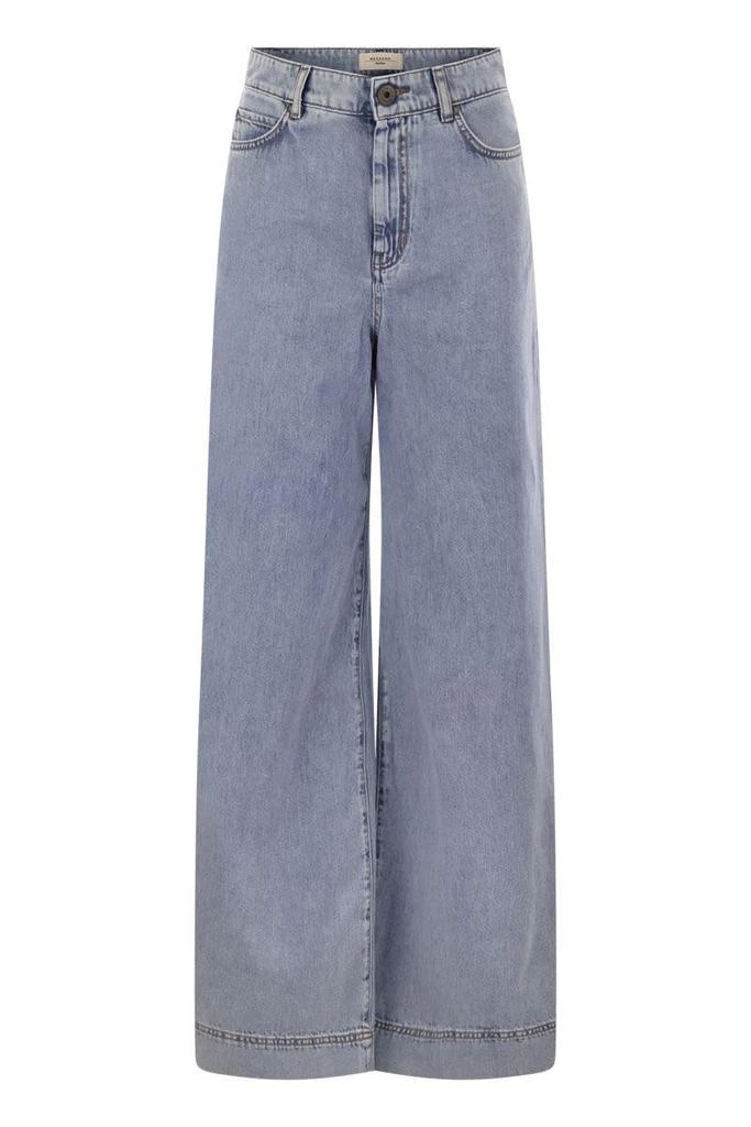 Weekend Max Mara Weekend Max Mara Vega - Jeans Wide Leg In Denim 1