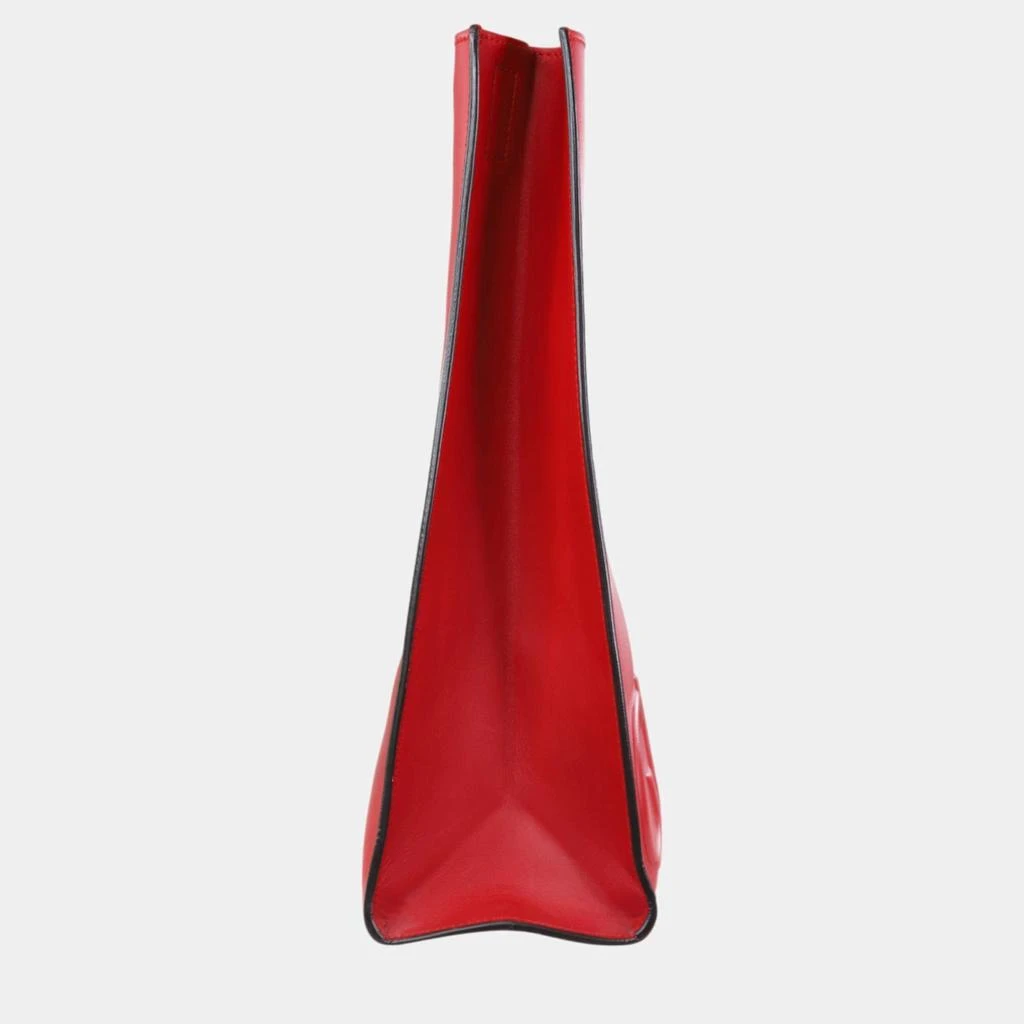 Gucci Gucci Red Leather XL Linear tote bag 4
