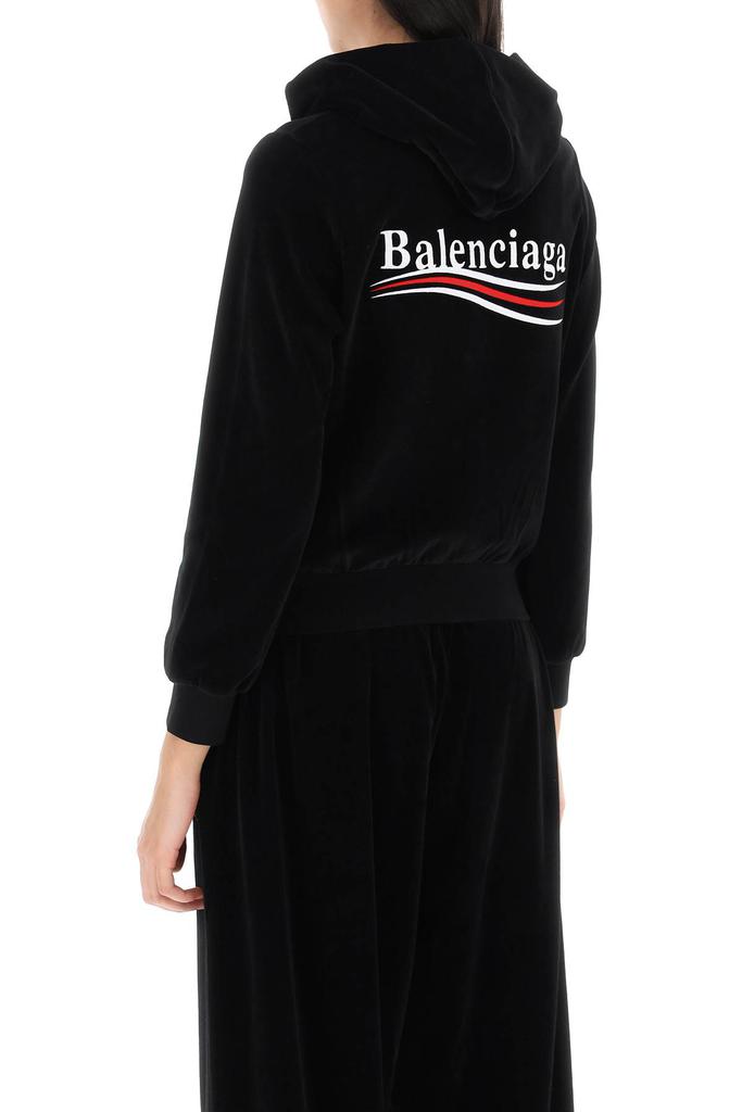 品格 バレンシアガ フーディ POLITICAL CAMPAIGN 裏返しロゴ 黒 Balenciaga | Logo Political Hoodie | OTH Hoodies | Cruise