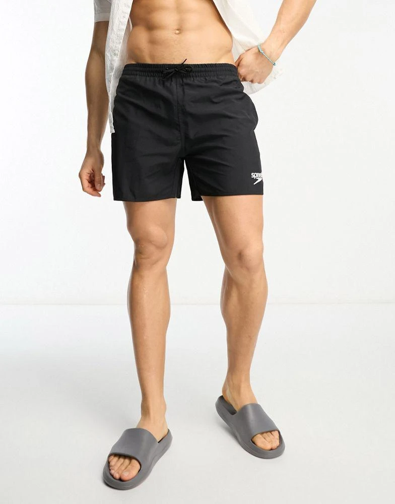 Speedo Speedo essentials 16"" swim shorts in black 2