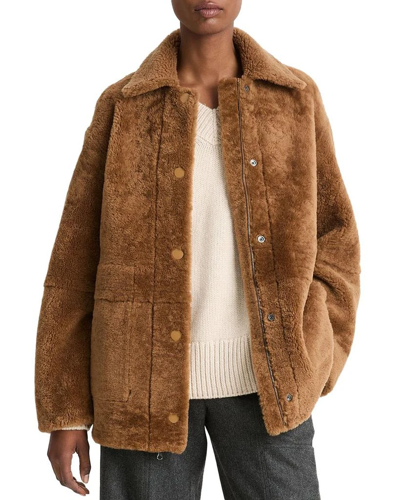 Vince Reversible Shearling Coat 1