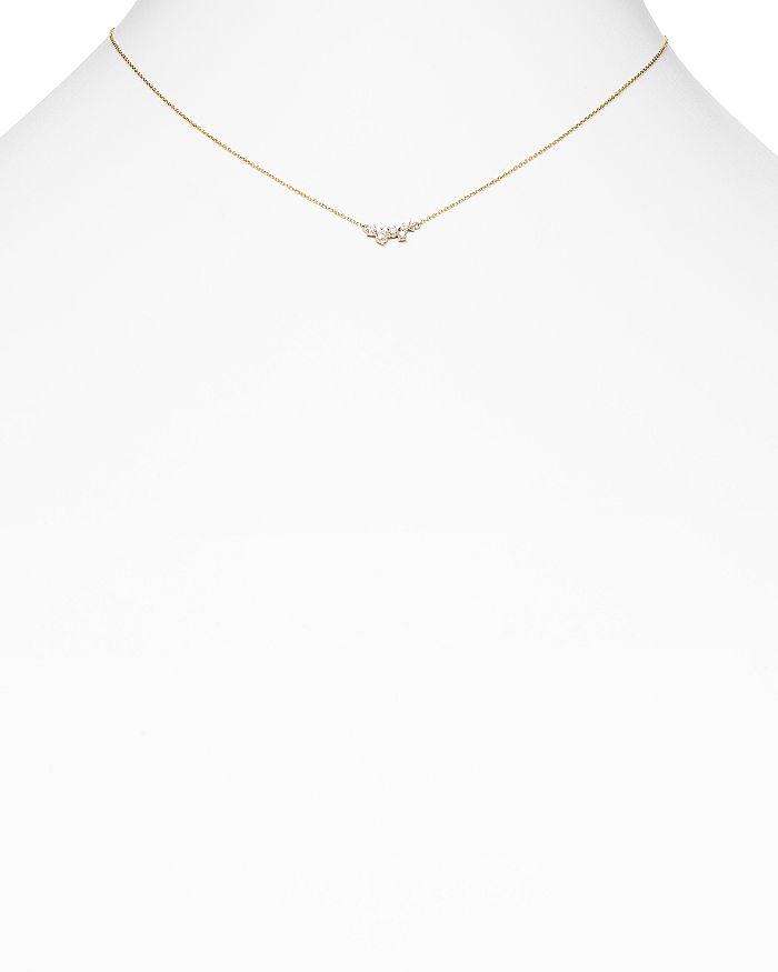 Adina Reyter 14K Yellow Gold Scattered Diamond Necklace, 15"