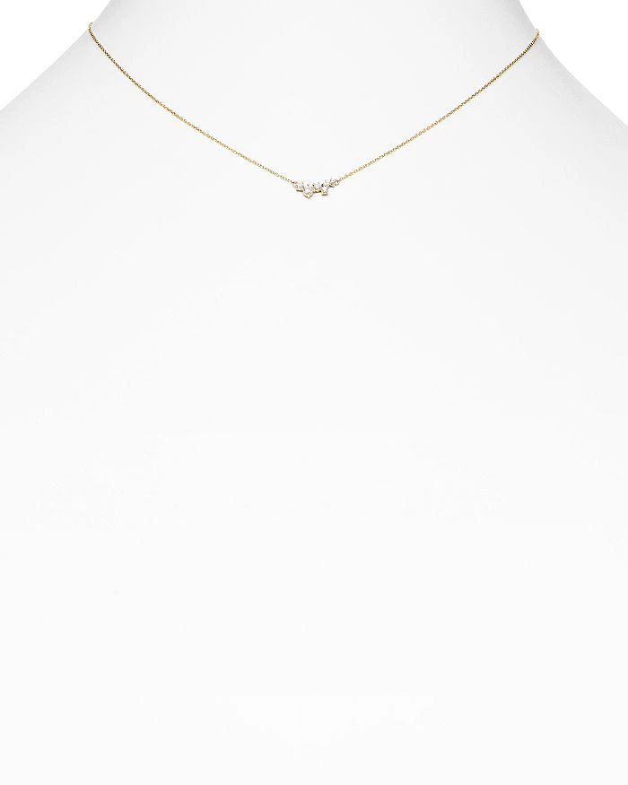 Adina Reyter 14K Yellow Gold Scattered Diamond Necklace, 15" 2