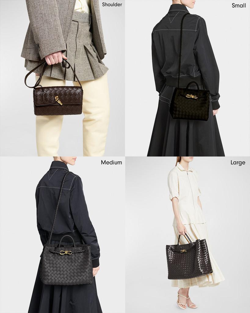 BOTTEGA VENETA Andiamo ラフィア スモール トートバッグ Bottega Veneta Small East-West Andiamo Bag – Fashion Full Circle
