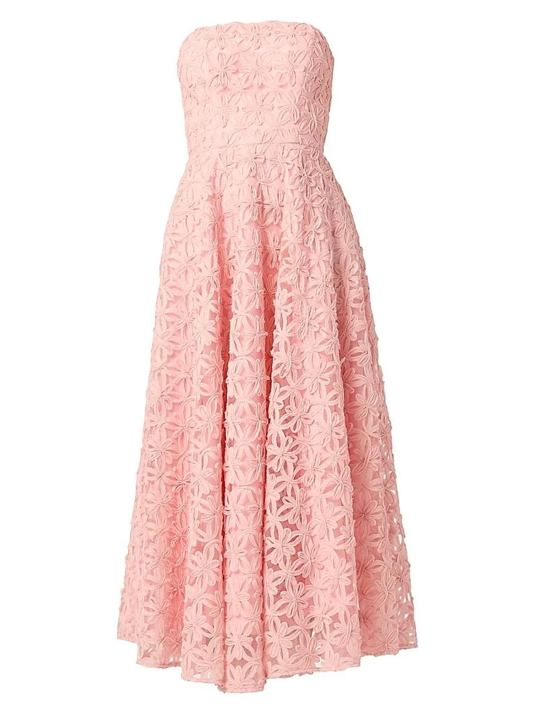 Shoshanna Miller Floral Mesh Maxi Dress 1
