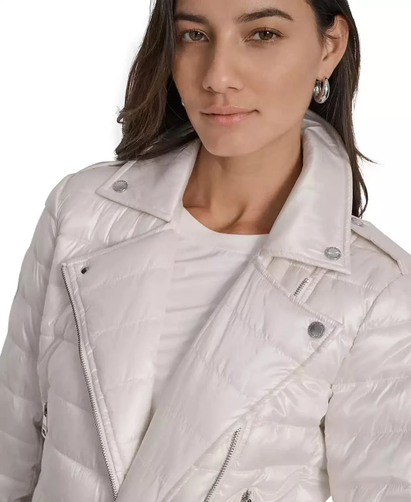 DKNY Women
s Lightweight Zip-Front Puffer Jacket 4